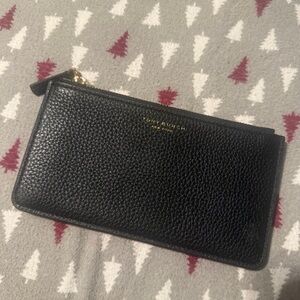 Tory Burch Black Leather Wallet/card holder